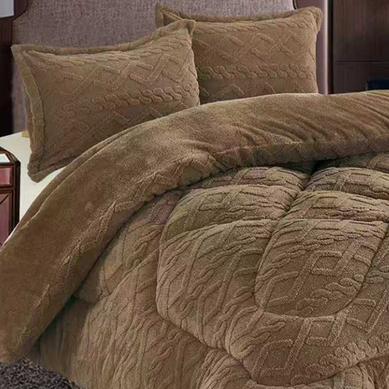 Pilota Matlasata Cocolino cu Blanita cu 2 Fete Perna Choco