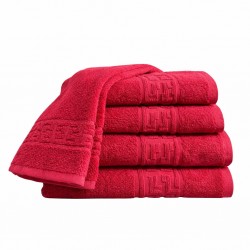 Set 6 Prosoape Bumbac 100% Rosu Soft