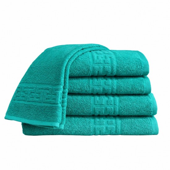 Set 6 Prosoape Bumbac 100% Verde Smarald Soft