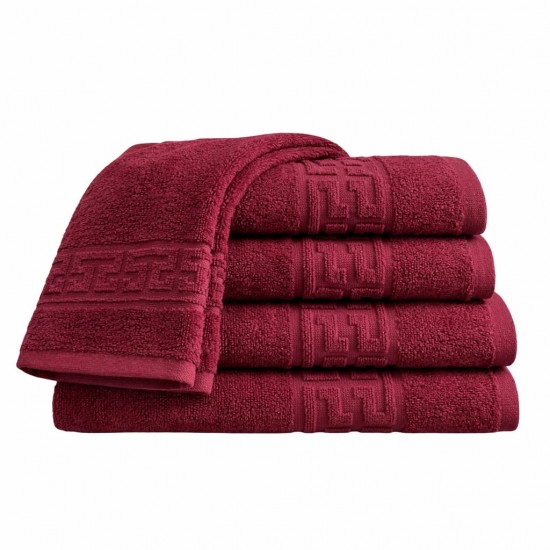 Set 6 Prosoape Bumbac 100% Visiniu