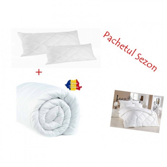 Pachet Sezon - 1 Pilota Matlasata 200 x 220 cm + 2 Perne Matlasate 50 X 70 CM