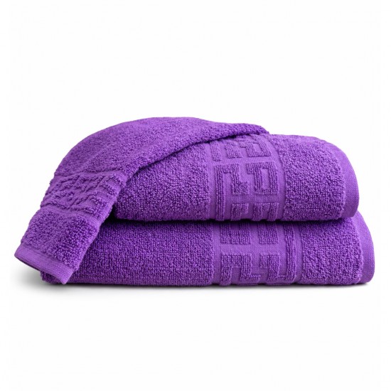 Set 3 Prosoape Bumbac 100% Mov Soft Set 3 Prosoape Bumbac 100% Mov Soft