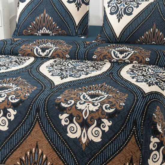 Cuvertura pat Catifea 3 piese Charna Cuvertura pat Catifea 3 piese Charna