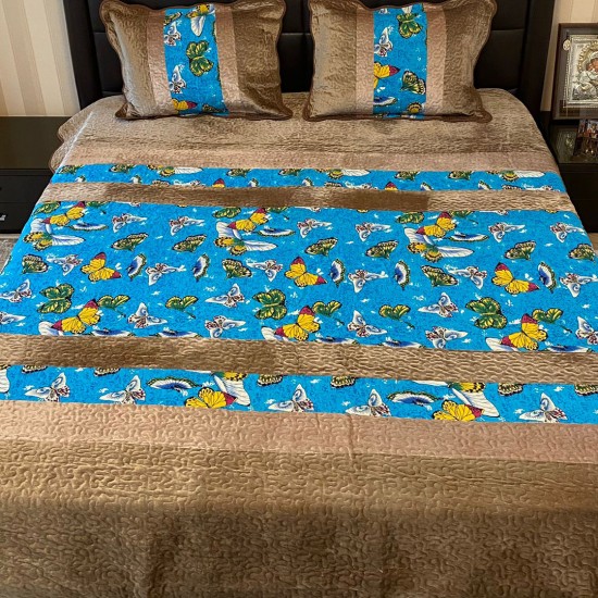 Cuvertura pat Catifea 3 piese Cuvertura pat Catifea 3 piese