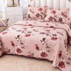 Cuvertura pat Catifea 3 piese 