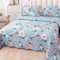 Cuvertura pat Catifea 3 piese 
