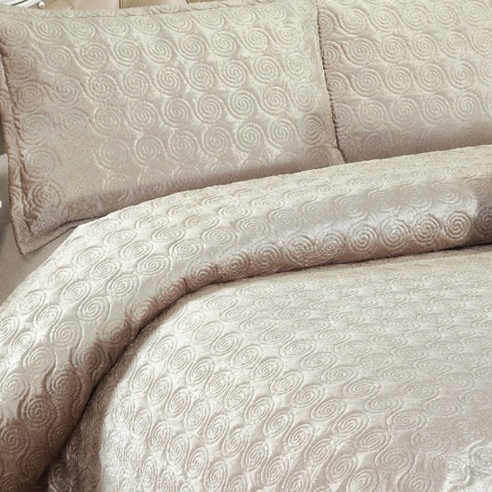 Cuvertura de pat din Catifea 5 piese Bertina