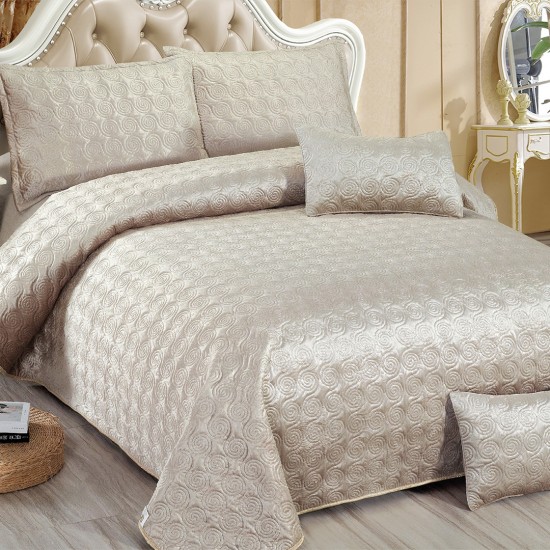 Cuvertura de pat din Catifea 5 piese Bertina