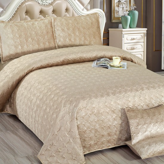 Cuvertura de pat din Catifea 5 piese Bernice