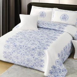 Cuvertura de pat din Catifea 5 piese Isadora
