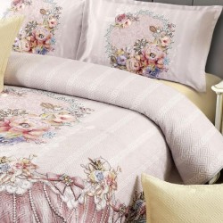 Cuvertura de pat din Catifea 5 piese Irena