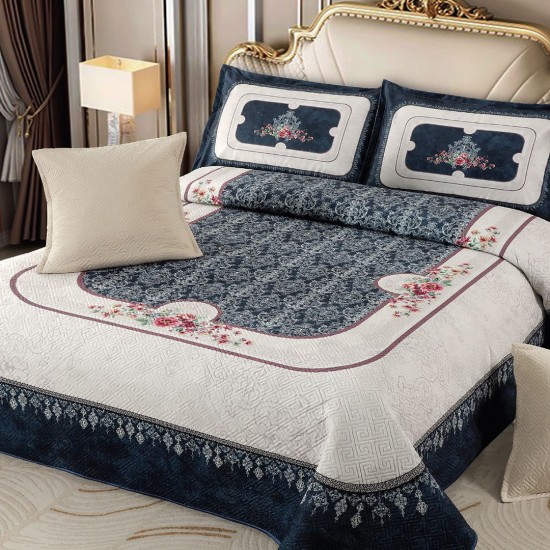 Cuvertura de pat din Catifea 5 piese Lilly Cuvertura de pat din Catifea 5 piese Lilly