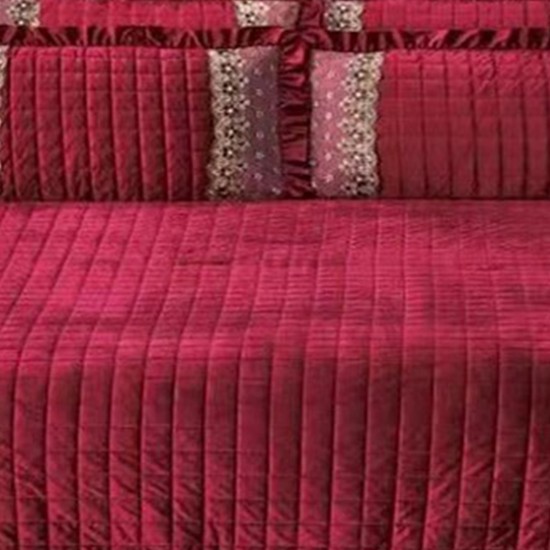 Cuvertura pat Catifea Lux 3 piese Dia