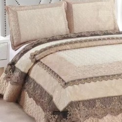 Cuvertura pat Catifea Lux 3 piese