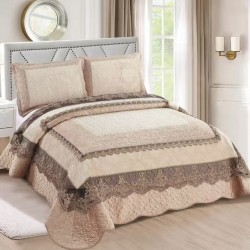 Cuvertura pat Catifea Lux 3 piese