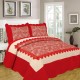 Cuvertura pat Catifea Lux 3 piese Elvira