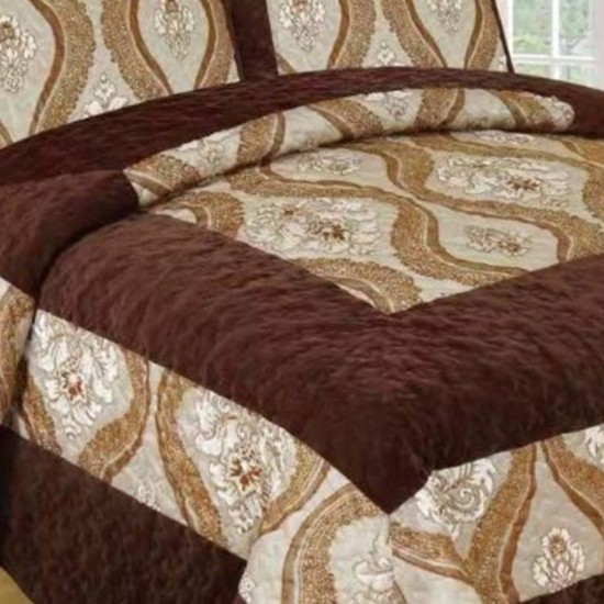 Cuvertura pat Catifea Lux 3 piese Courtnay Cuvertura pat Catifea Lux 3 piese Courtnay