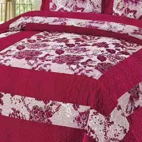 Cuvertura pat Catifea Lux 3 piese Debbie