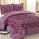 Cuvertura pat Catifea Lux 3 piese Faylinn