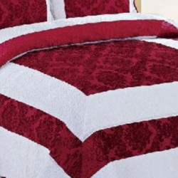 Cuvertura pat Catifea Lux 3 piese Fabiana