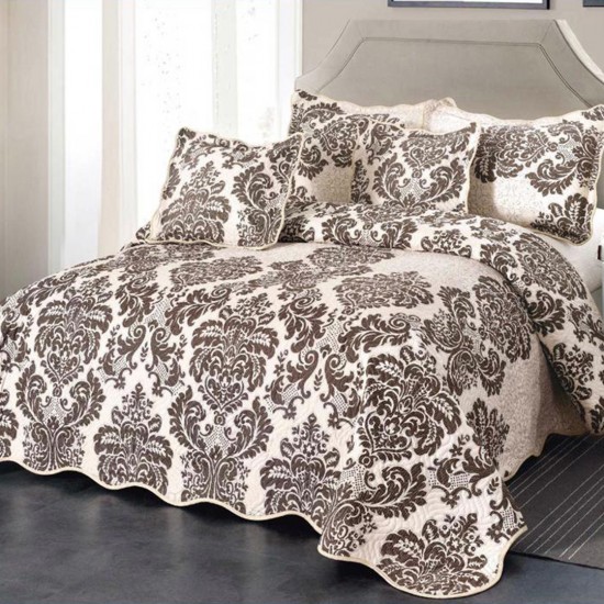 Cuvertura pat bumbac 5 Piese Abby Cuvertura pat bumbac 5 Piese Abby