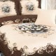 Cuvertura de pat din Catifea 5 piese Delia