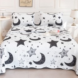 Cuvertura pat Matlasata cu 2 Fete Moon