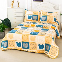 Cuvertura pat Matlasata cu 2 Fete Hearts