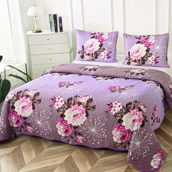 Cuvertura pat Matlasata cu 2 Fete Elmira