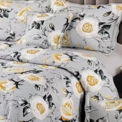 Cuvertura pat bumbac 5 Piese Blumen