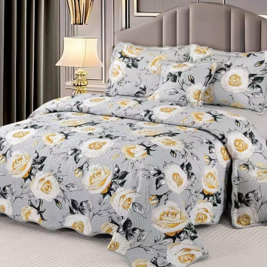 Cuvertura pat bumbac 5 Piese Blumen