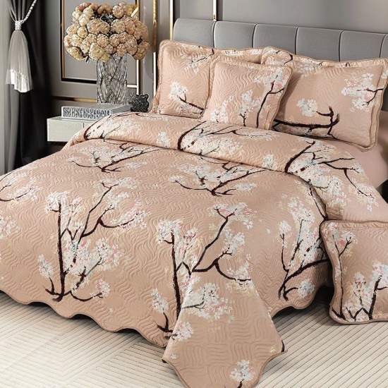 Cuvertura pat bumbac 5 Piese Melora Cuvertura pat bumbac 5 Piese Melora