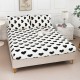 Husa de pat cocolino 180X200 + 2 fete perna Black Hearts Husa de pat cocolino 180X200 + 2 fete perna Black Hearts