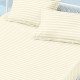 Husa de pat cu elastic 180x200 cm + 2 fete perna Elegance Crem Husa de pat cu elastic 180x200 cm + 2 fete perna Elegance Crem