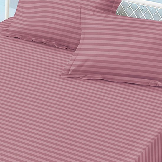 Husa de pat cu elastic 180x200 cm + 2 fete perna Elegance Coral Roz Husa de pat cu elastic 180x200 cm + 2 fete perna Elegance Coral Roz