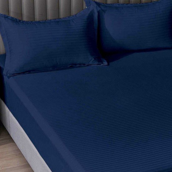 Husa de pat cu elastic 180x200 cm + 2 fete perna Eva