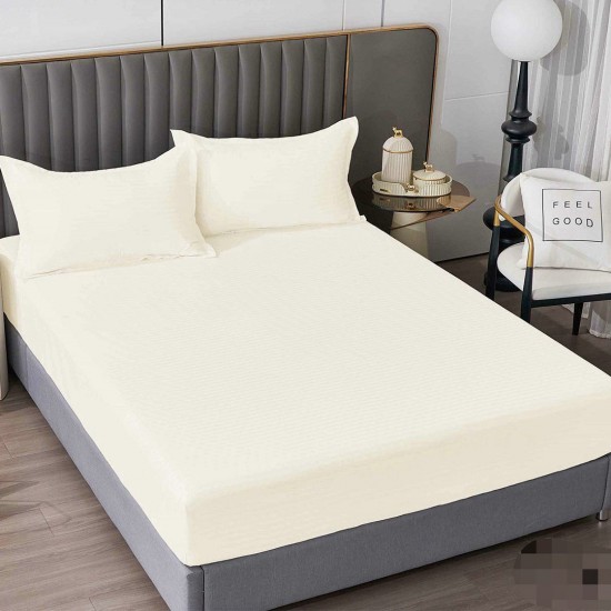 Husa de pat cu elastic 180x200 cm + 2 fete perna Sara