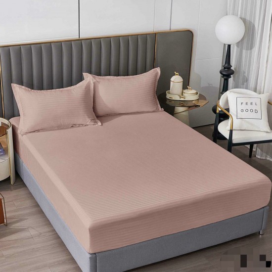 Husa de pat cu elastic 180x200 cm + 2 fete perna Nina