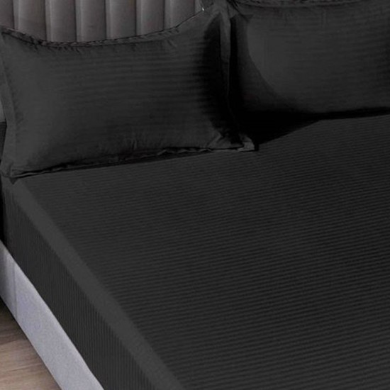 Husa de pat cu elastic 180x200 cm + 2 fete perna Noor