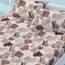 Husa de pat cu elastic + 2 fete perna Adena Husa de pat cu elastic + 2 fete perna Adena