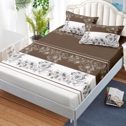 Husa de pat cu elastic + 2 fete perna