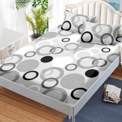 Husa de pat cu elastic + 2 fete perna