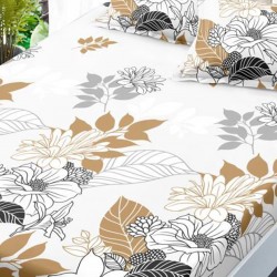 Husa de pat cu elastic + 2 fete perna Husa de pat cu elastic + 2 fete perna