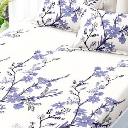 Husa de pat cu elastic + 2 fete perna Husa de pat cu elastic + 2 fete perna