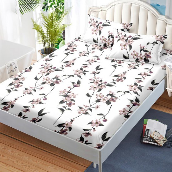 Husa de pat cu elastic + 2 fete perna Husa de pat cu elastic + 2 fete perna