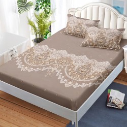 Husa de pat cu elastic + 2 fete perna