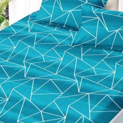 Husa de pat cu elastic + 2 fete perna Alesia Husa de pat cu elastic + 2 fete perna Alesia