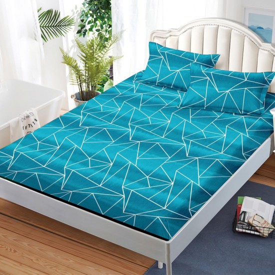 Husa de pat cu elastic + 2 fete perna Alesia Husa de pat cu elastic + 2 fete perna Alesia