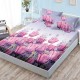 Husa de pat cu elastic + 2 fete perna Rosa Tulips