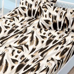 Husa de pat cu elastic + 2 fete perna Amira Husa de pat cu elastic + 2 fete perna Amira